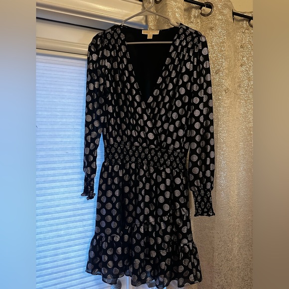 Polka dot Michael Kors faux wrap dress - Picture 2 of 3